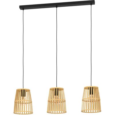 Lampa sufitowa drewniana brązowa EGLO Eyam z regulacją - Lampa sufitowa Lampa sufitowa drewniana brązowa EGLO Eyam z regulacją - Lampa sufitowa