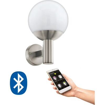 EGLO Nisia-C Bluetooth Wandlamp - Dimbaar IP44 EGLO Nisia-C Bluetooth Wandlamp - Dimbaar IP44