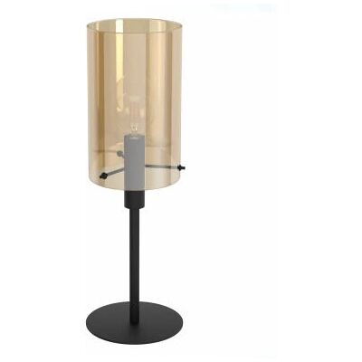 Eglo Polverara Tischlampe - Zylindrischer Stahl E27 40W Eglo Polverara Tischlampe - Zylindrischer Stahl E27 40W