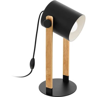 Lampa stołowa Eglo Hornwood - Vintage, Regulowany klosz, E27, 42cm Lampa stołowa Eglo Hornwood - Vintage, Regulowany klosz, E27, 42cm
