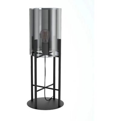 EGLO Glastonbury Schwarze Stahl Glas E27 Tischlampe - Beleuchtung EGLO Glastonbury Schwarze Stahl Glas E27 Tischlampe - Beleuchtung