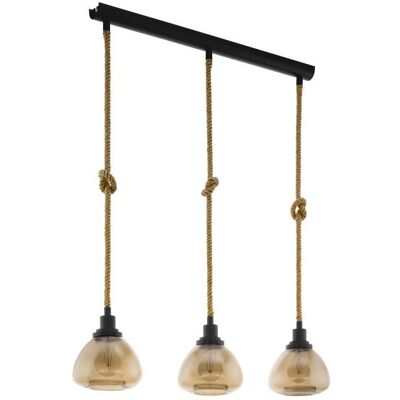 Lámpara colgante Eglo Rampside Vintage 3 Luces - Lámpara de Techo Lámpara colgante Eglo Rampside Vintage 3 Luces - Lámpara de Techo
