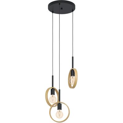 Lámpara Colgante EGLO IPSDEN - Altura Ajustable, Acero, Diseño Moderno Lámpara Colgante EGLO IPSDEN - Altura Ajustable, Acero, Diseño Moderno