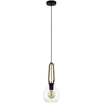 EGLO Roding Hängeleuchte - E27, 110cm, Braun & Schwarz EGLO Roding Hängeleuchte - E27, 110cm, Braun & Schwarz