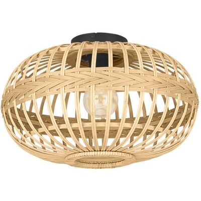 EGLO AMSFIELD czarna lampa sufitowa - Vintage oświetlenie EGLO AMSFIELD czarna lampa sufitowa - Vintage oświetlenie
