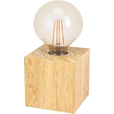 EGLO Prestwick 2 Drewniany Klocek Lampka stołowa - Lampka EGLO Prestwick 2 Drewniany Klocek Lampka stołowa - Lampka