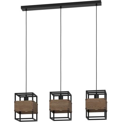 EGLO EVESHAM Pendelleuchte - Schwarz Braun - Pendelleuchte EGLO EVESHAM Pendelleuchte - Schwarz Braun - Pendelleuchte