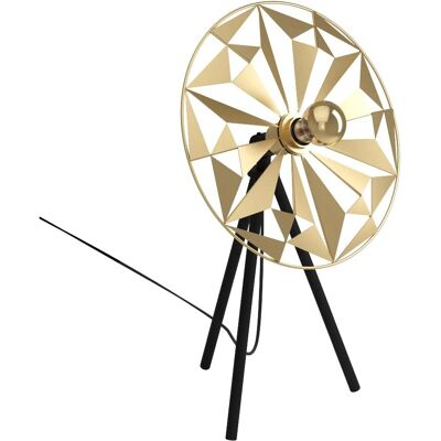 EGLO Lampa podłogowa Castanuelo - Retro Złota E27 40W, 152cm EGLO Lampa podłogowa Castanuelo - Retro Złota E27 40W, 152cm