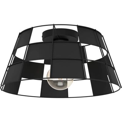 Lampada a soffitto nera regolabile EGLO Pontefract Lampada a soffitto nera regolabile EGLO Pontefract