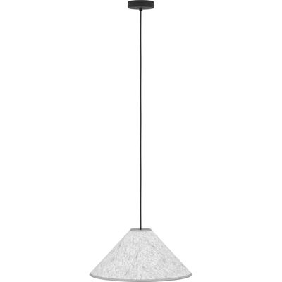 EGLO Alsager Pendant Light - Conical Gray Felt, 110cm, Dimmable EGLO Alsager Pendant Light - Conical Gray Felt, 110cm, Dimmable