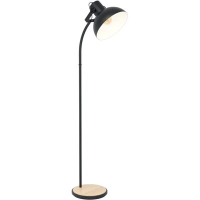 EGLO LUBENHAM - Lampa stojąca - Vintage, brązowa (czarna, brązowa) - 28W EGLO LUBENHAM - Lampa stojąca - Vintage, brązowa (czarna, brązowa) - 28W