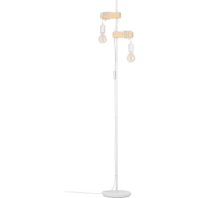 EGLO TOWNSHEND Lampa podłogowa - Nowoczesna, Biała, Drewno EGLO TOWNSHEND Lampa podłogowa - Nowoczesna, Biała, Drewno