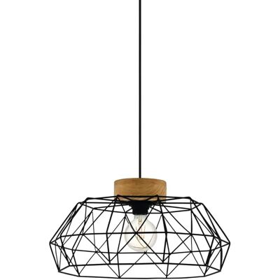 EGLO Pendelleuchte PADSTOW - Geometrisch Metall & Holz EGLO Pendelleuchte PADSTOW - Geometrisch Metall & Holz