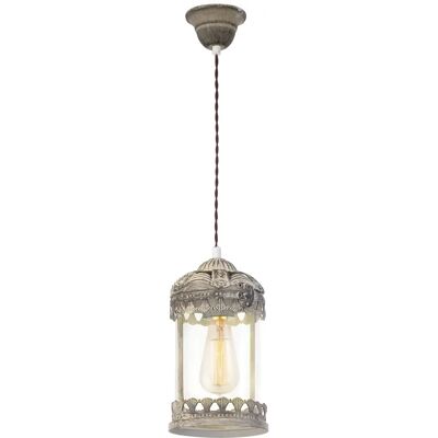 Vintage sufitowa lampa EGLO Langham - Patina Brązowa - 1100mm - Ø140mm - Oświetlenie Vintage sufitowa lampa EGLO Langham - Patina Brązowa - 1100mm - Ø140mm - Oświetlenie
