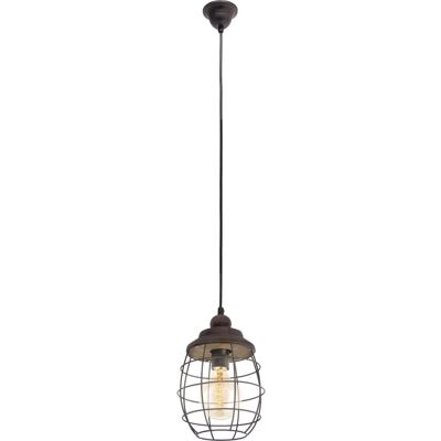 Eglo Vintage 49219 Lampa sufitowa - E27, Brązowa Eglo Vintage 49219 Lampa sufitowa - E27, Brązowa