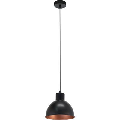 EGLO Truro 1 Vintage Czarny Miedziany Lampa wisząca - Lampa wisząca EGLO Truro 1 Vintage Czarny Miedziany Lampa wisząca - Lampa wisząca