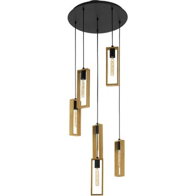 Lampa wisząca vintage Eglo Littleton - Design industrialny E27 Lampa wisząca vintage Eglo Littleton - Design industrialny E27