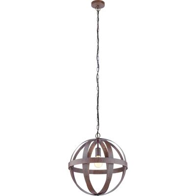Lámpara colgante EGLO Westbury - Color óxido, 45cm, E27, Estilo vintage Lámpara colgante EGLO Westbury - Color óxido, 45cm, E27, Estilo vintage