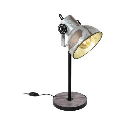 Eglo Barnstaple Lampka na Stół - E27 40W - Czarna, Brązowa Eglo Barnstaple Lampka na Stół - E27 40W - Czarna, Brązowa