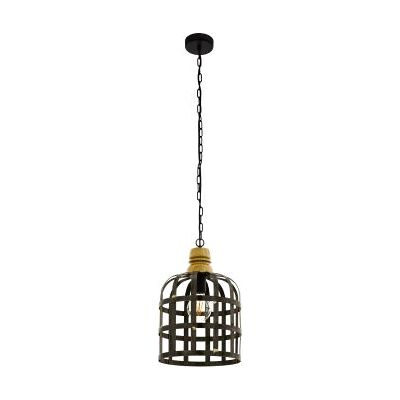 Lampa sufitowa EGLO Oldcastle - E27 Max 60W - 110cm - Czarny, Brązowy, Srebrny, Złoty Lampa sufitowa EGLO Oldcastle - E27 Max 60W - 110cm - Czarny, Brązowy, Srebrny, Złoty