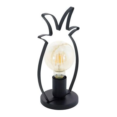 EGLO Czarna vintage ananasowa lampa stołowa - Lampa stołowa EGLO Czarna vintage ananasowa lampa stołowa - Lampa stołowa
