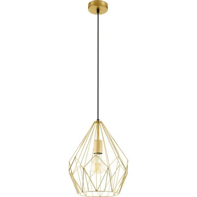 EGLO Carlton Złoty Metal 1 Lampa Sufitowa - Lampa na Sufit EGLO Carlton Złoty Metal 1 Lampa Sufitowa - Lampa na Sufit