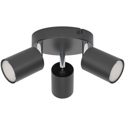 Eglo Reciso-E Schwarzer GU10 LED-Spotscheinwerfer - Beleuchtung Eglo Reciso-E Schwarzer GU10 LED-Spotscheinwerfer - Beleuchtung