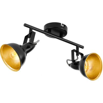 EGLO Thornto Spot - Schwarze Gold Deckenleuchte EGLO Thornto Spot - Schwarze Gold Deckenleuchte