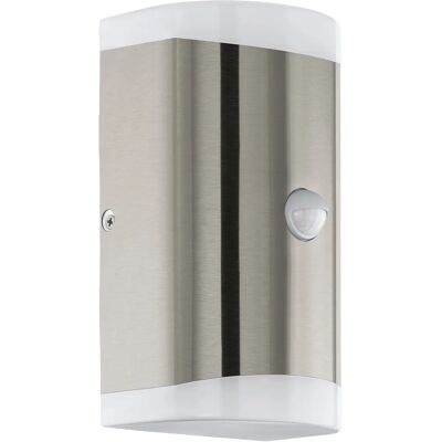 EGLO LED Vägglampa utomhus - 75544 CARPINERA - Sensor, Rostfritt Stål, Varmvit EGLO LED Vägglampa utomhus - 75544 CARPINERA - Sensor, Rostfritt Stål, Varmvit