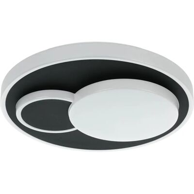 EGLO LEPRESO LED Wandle-/Deckenleuchte - 19,5W Ø385mm Schwarz Weiss EGLO LEPRESO LED Wandle-/Deckenleuchte - 19,5W Ø385mm Schwarz Weiss