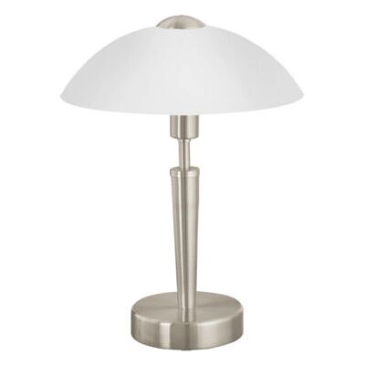 Stolní lampa Eglo Solo Satin Nickel - Stolní lampa Stolní lampa Eglo Solo Satin Nickel - Stolní lampa