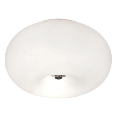 Eglo Satin Nickel Opal Glass Ceiling Light - Ceiling Light Eglo Satin Nickel Opal Glass Ceiling Light - Ceiling Light