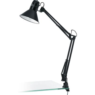 Eglo Firmo Regulowana czarna lampa stołowa - Lampka biurowa Eglo Firmo Regulowana czarna lampa stołowa - Lampka biurowa