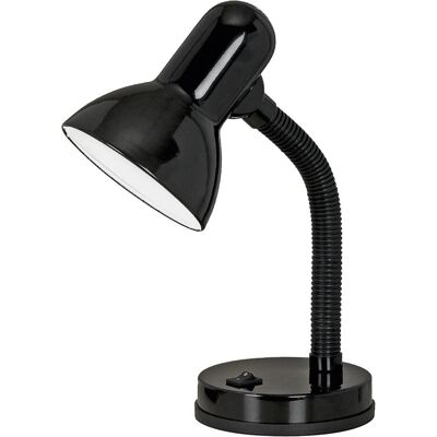 EGLO Basic Czarna Lampa Biurkowa - E27 40W - Oświetlenie biurka EGLO Basic Czarna Lampa Biurkowa - E27 40W - Oświetlenie biurka