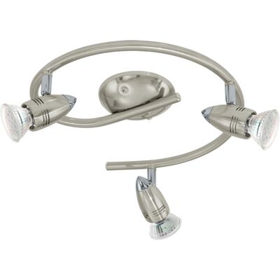 Eglo Magnum LED GU10 9W - Luz interior moderna angular - Cromo Eglo Magnum LED GU10 9W - Luz interior moderna angular - Cromo