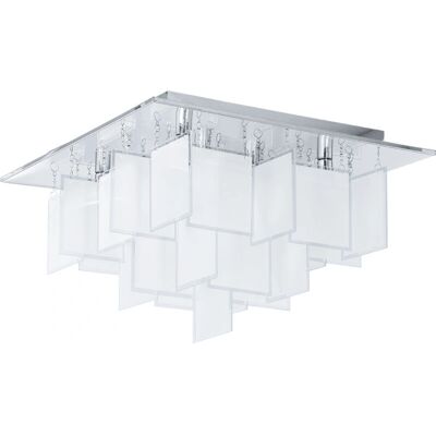 Lámpara de techo Eglo Condrada 1 - Semi empotrada, 8 luces Lámpara de techo Eglo Condrada 1 - Semi empotrada, 8 luces