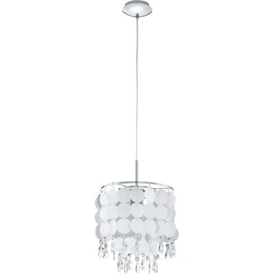 Eglo Beleuchtung Fedra 2 Pendelleuchte - Silber/Transparent - Deckenleuchte Eglo Beleuchtung Fedra 2 Pendelleuchte - Silber/Transparent - Deckenleuchte