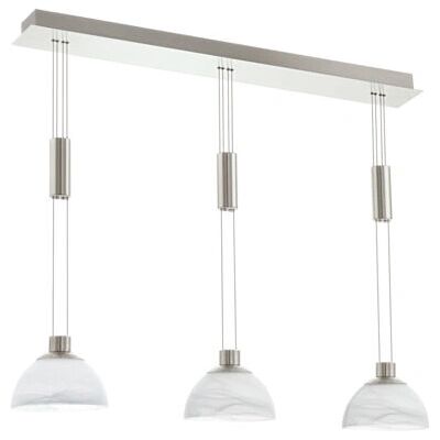 Eglo Montefio 3-lyfts LED taklampa Satin Nickel Eglo Montefio 3-lyfts LED taklampa Satin Nickel