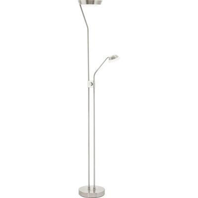 Eglo Satin Nickel Sarrione Golvlampa - Justerbar LED-läsarmatur Eglo Satin Nickel Sarrione Golvlampa - Justerbar LED-läsarmatur