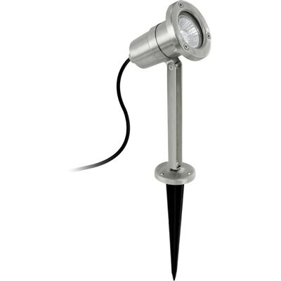 EGLO NEMA Außenbodenbeleuchtung - Edelstahl, GU10, 24cm EGLO NEMA Außenbodenbeleuchtung - Edelstahl, GU10, 24cm