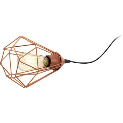 Lampe de table Eglo Tarbes - E27, Acier, Noir & Cuivre Lampe de table Eglo Tarbes - E27, Acier, Noir & Cuivre