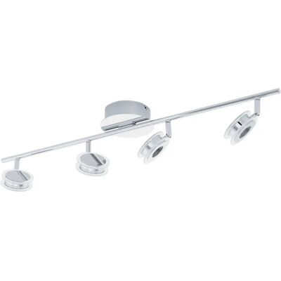 EGLO Sarolo Silber LED Deckenleuchte - 13x78 cm, Max 4x3,3W EGLO Sarolo Silber LED Deckenleuchte - 13x78 cm, Max 4x3,3W