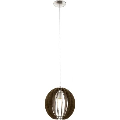 Lampada sospensione Eglo Cossano in legno - Stile vintage Lampada sospensione Eglo Cossano in legno - Stile vintage