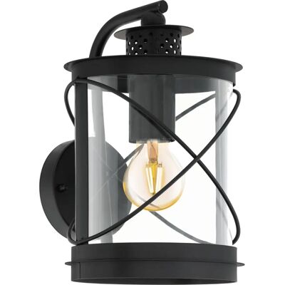 EGLO Luz de Pared Exterior Hilburn - Negro - IP44 EGLO Luz de Pared Exterior Hilburn - Negro - IP44