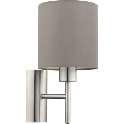 Eglo Pasteri Satin Nickel Wandleuchte - Wandleuchte Eglo Pasteri Satin Nickel Wandleuchte - Wandleuchte