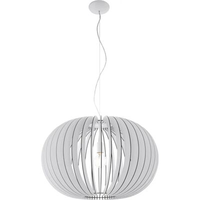 Lámpara colgante Stellato de EGLO - Blanco - Ø70 cm - Diseño de madera Lámpara colgante Stellato de EGLO - Blanco - Ø70 cm - Diseño de madera