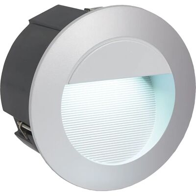 Eglo Silber Zimba LED Außenwandlampe - Eingebaut, 2,5W, 4000K, Rund Eglo Silber Zimba LED Außenwandlampe - Eingebaut, 2,5W, 4000K, Rund