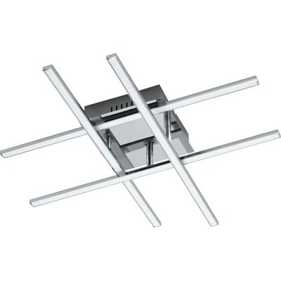Eglo Lighting Lasana 1 LED Ceiling Light - Contemporary, White/Chrome, 24W Eglo Lighting Lasana 1 LED Ceiling Light - Contemporary, White/Chrome, 24W