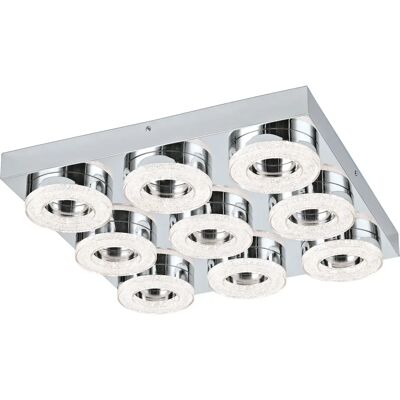 EGLO Fradelo Chrom LED-Deckenleuchte - 9x4W, 44cm EGLO Fradelo Chrom LED-Deckenleuchte - 9x4W, 44cm