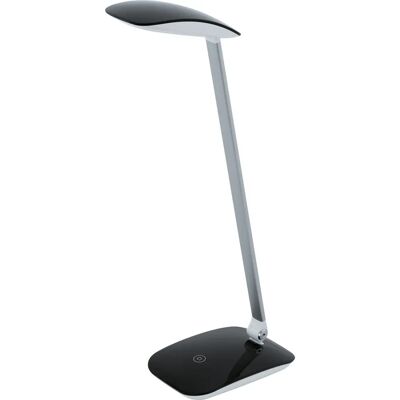 Lampada da scrivania Cajero LED nera - Lampada touch Lampada da scrivania Cajero LED nera - Lampada touch